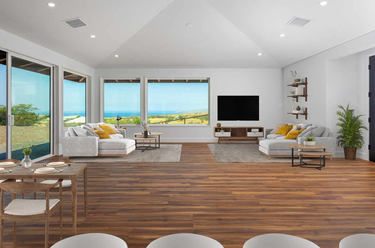 Flex room with ocean view