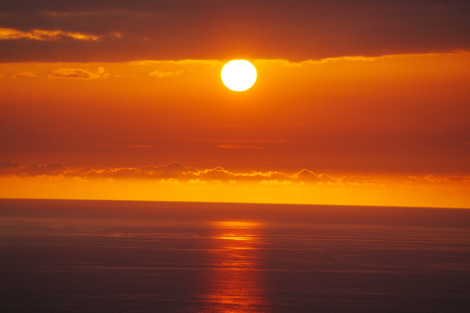 Sunset over the Kohala coast from Kainani